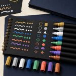 قلم ماركر متعدد الألوان مخصص بالشعار – نموذج منتج مطبوع ومخصص من Paper Ink