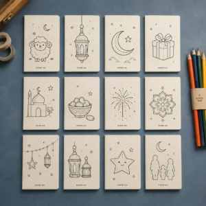 12 دفتر تلوين العيد