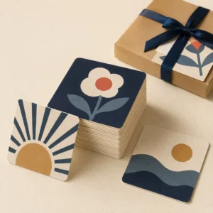 Custom Printed Small Square Cards